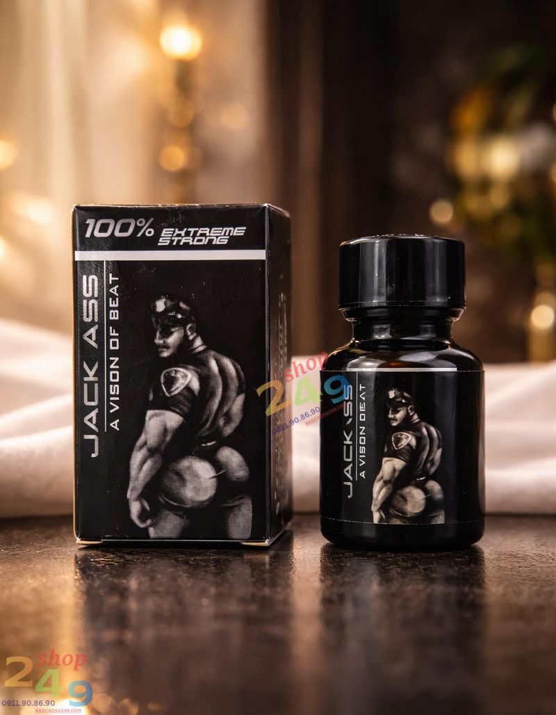 Chai Hít Popper Jack Ass 10ml Chính Hãng – Đánh Thức Bản Năng, Cuộc Yêu Thăng Hoa