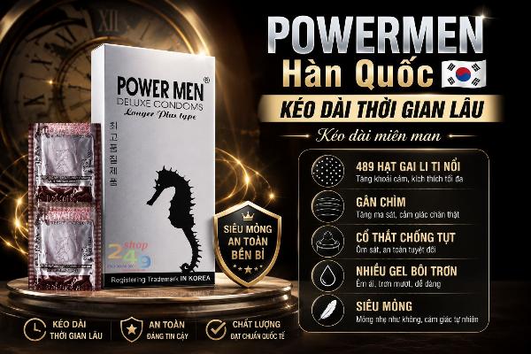 BAO CAO SU SIÊU CHỐNG XUẤT TINH SỚM POWER MEN LONGER PLUS 