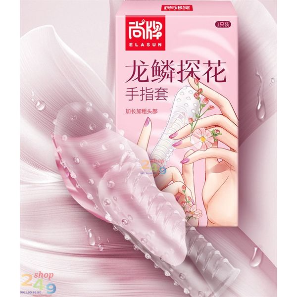 Bao Cao Su Đôn Dên Đeo Ngón Tay Gân Gai - Hộp 1 chiếc