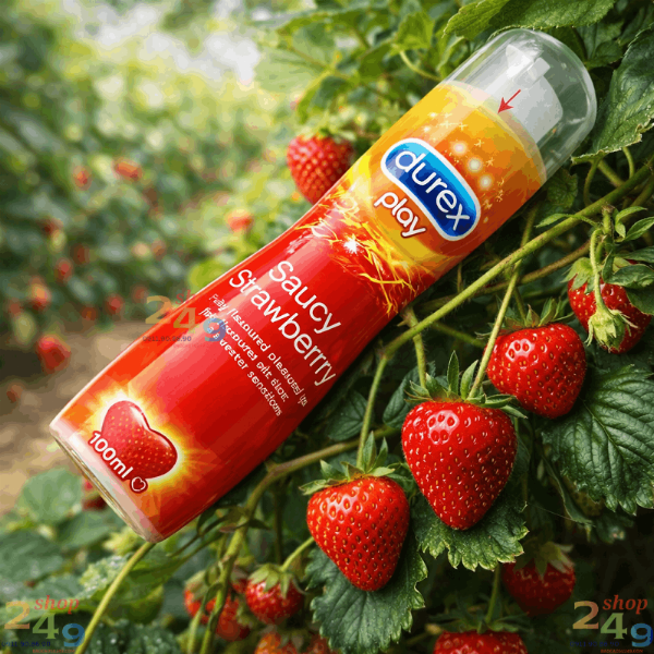 Gel Bôi Trơn Durex Play Saucy Strawberry 100ml Chính Hãng – Hương Dâu Ngọt Ngào