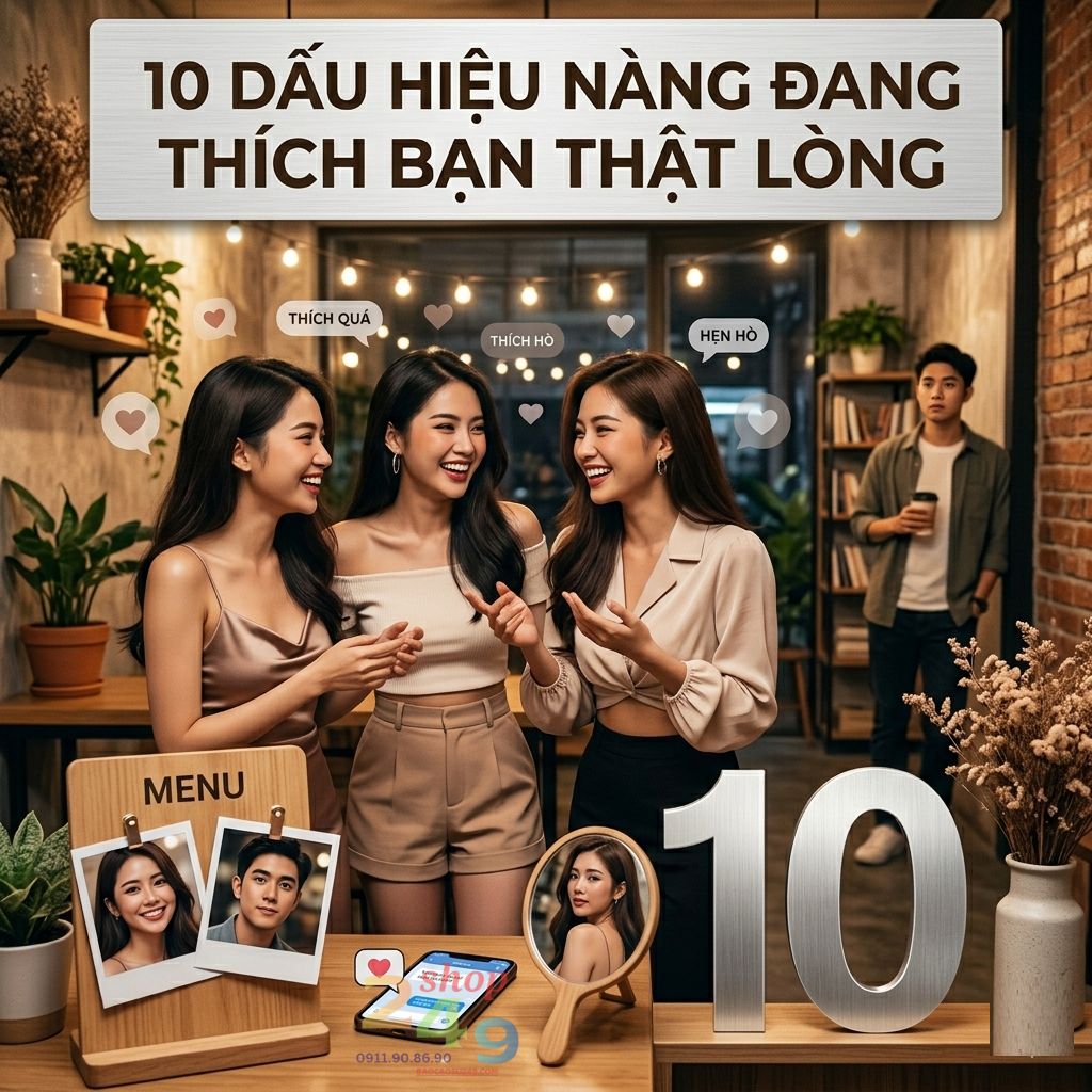 10 dấu hiệu nàng đang thích bạn thật lòng