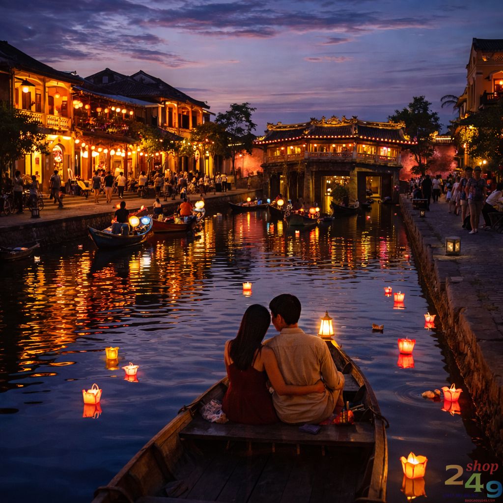 Phố cổ Hội An đèn lồng lung linh địa điểm du lịch lãng mạn gần Đà Nẵng