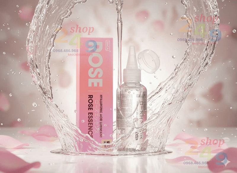 Gel bôi trơn gốc nước Juncai Rose 60ml chính hãng