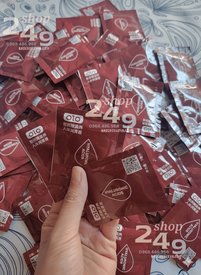 Gel bôi trơn OLO 7ml tiện lợi dễ sử dụng