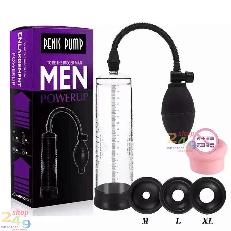 Máy tập tăng kích thước Penis Pump Powerup Men chính hãng Đà Nẵng