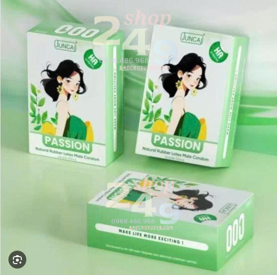 Bao cao su Juncai siêu mỏng nhiều gel bôi trơn