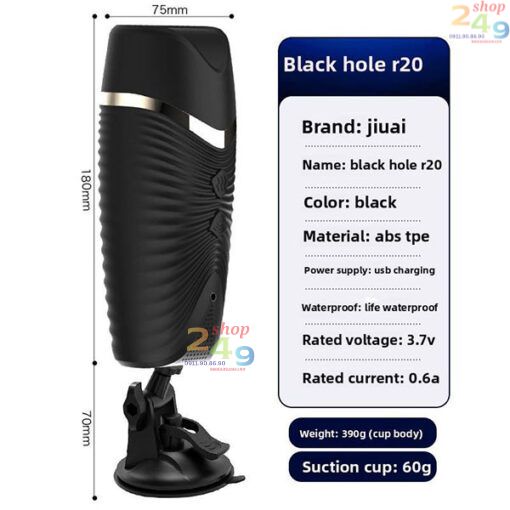 Trải nghiệm thực tế âm đạo giả hít tường Jiuai R20