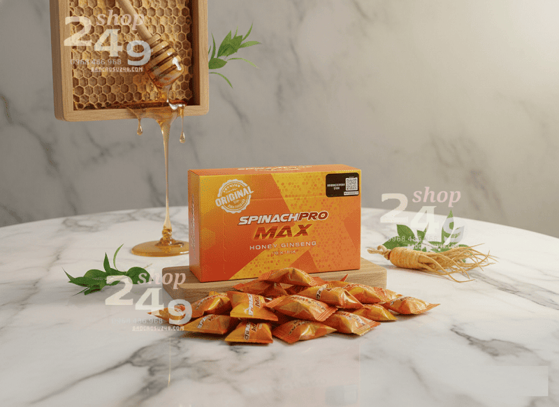 Thành phần thảo dược tự nhiên của kẹo ngậm Spinach Pro Max