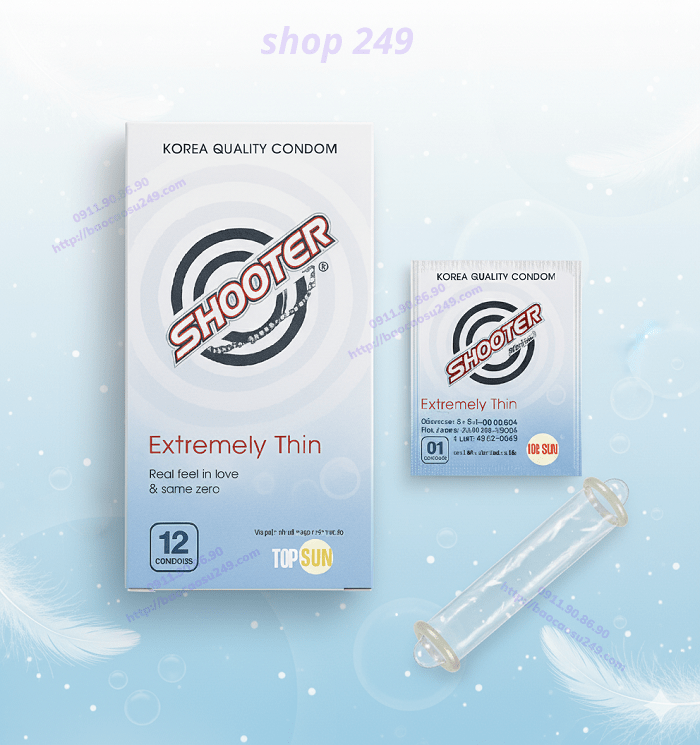 Bao Shooter siêu mỏng - Hình chụp hộp - Shop 249