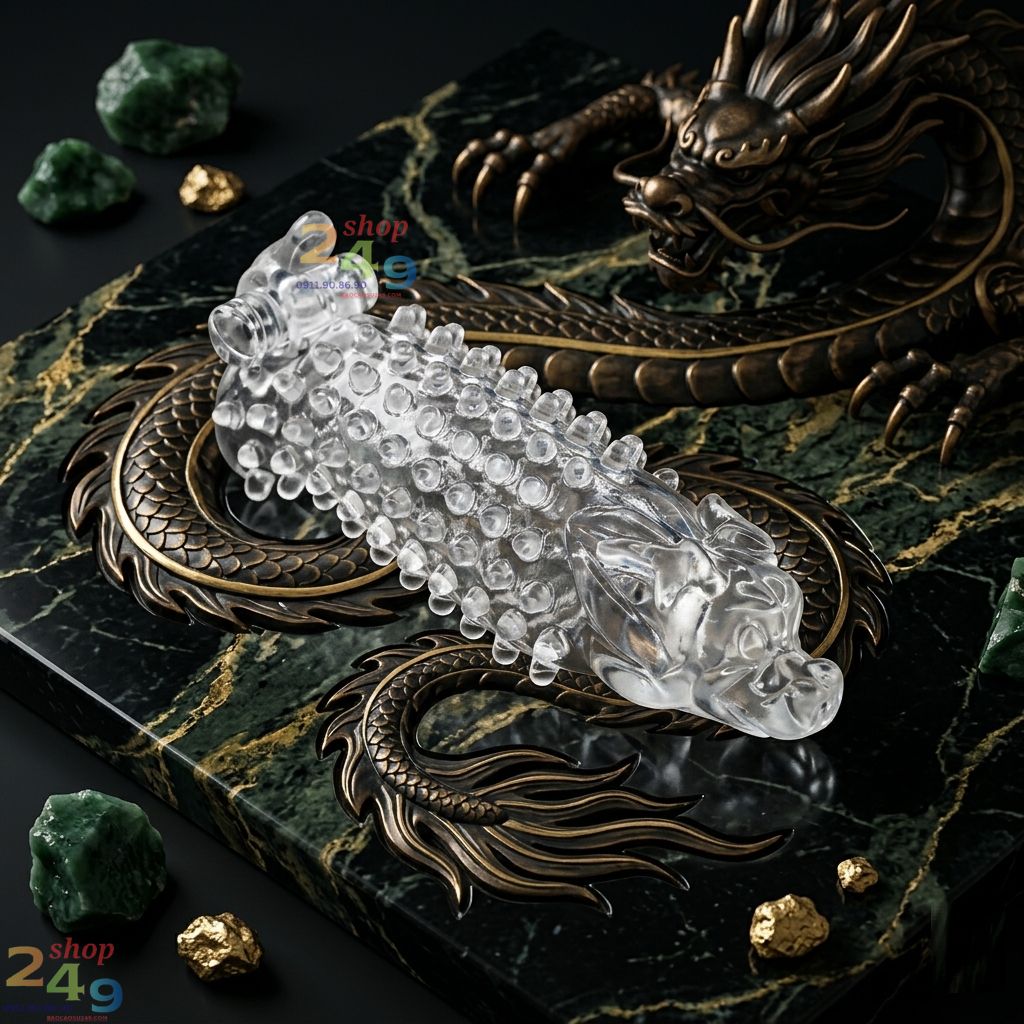 Bao cao su đôn dên rung gai đầu rồng tăng kích thước