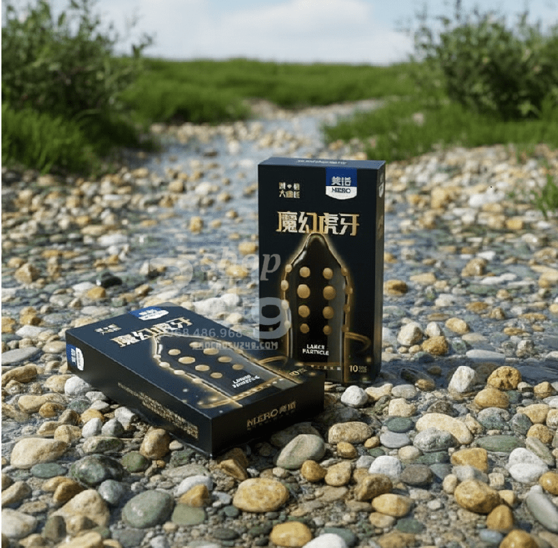 Thiết kế hạt gai mềm dọc thân bao cao su Mero